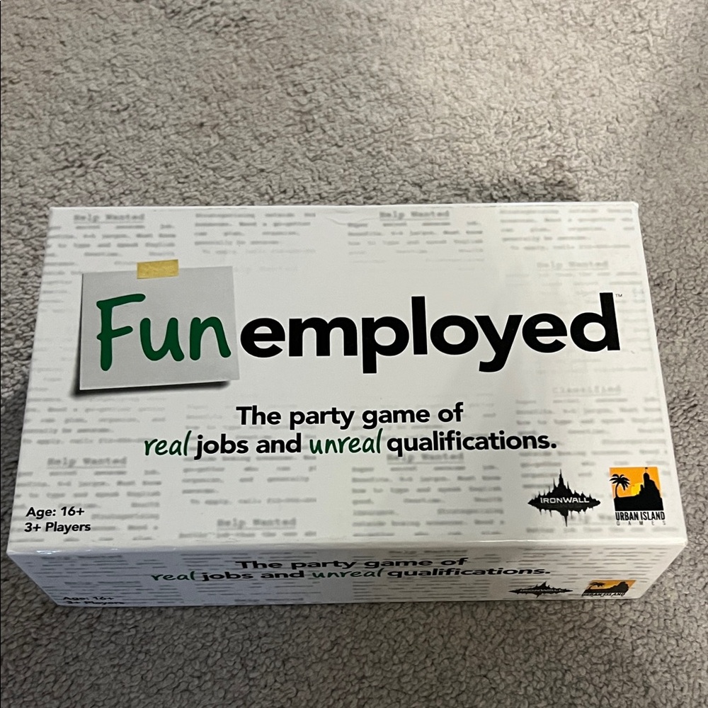 Funemployed Party Game -